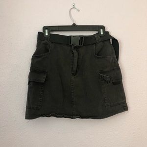 Princess Polly black utility skirt